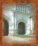 Передние (Восточные) ворота. 1682 г. Фрагмент.